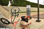 Gran ca&iacute;da en bicicleta